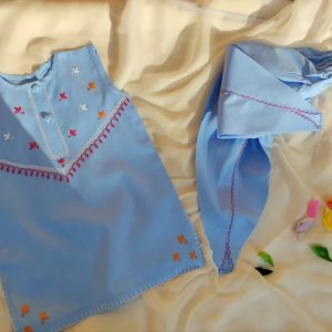 Kids Embroidered Lawn dress
