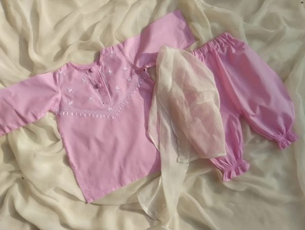 Kids Embroidered summer dress - Image 3