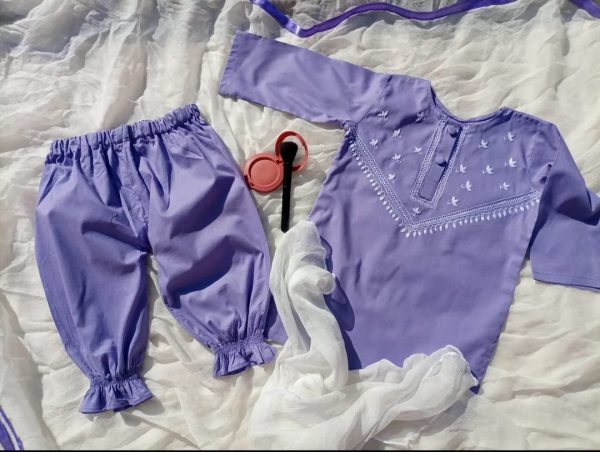 Kids Embroidered summer dress - Image 2