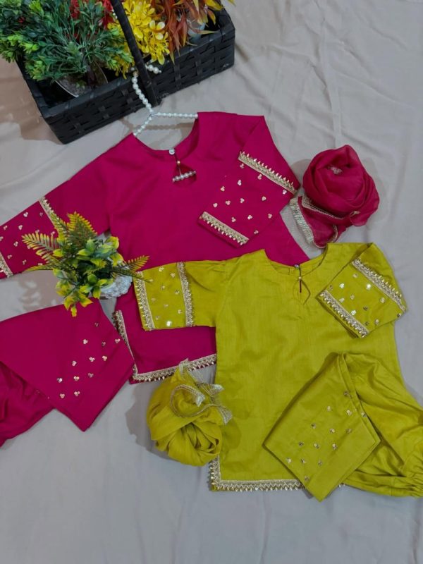 Kids Embroided Lawn Suit
