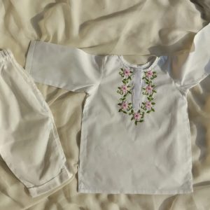 Kids unique embroidered kurta